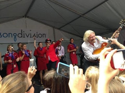 Time to beat the drum! 🥁 (pun intended) Today I officially ‘joined the band’ as the new Global CMO of <a href="/songdivision/">SongDivision</a> - an engagement and culture company that uses the power of music.

Just like <a href="/richardbranson/">Richard Branson</a> in this photo, I'm ready to make some serious noise! (OK I'll stop)