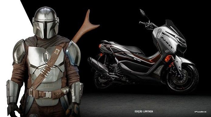 Yamaha rilis NMAX 160 edisi The Mandalorian.

Body-nya serasa pake logam beskar asli 👌 dan harganya sekitar R$ 20.290 alias Rp. 59,5 Jutaan.