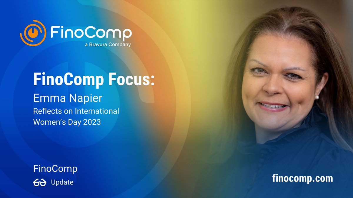 finocomp's tweet photo. The 8th March was International Women’s Day so we caught up with Emma Napier @BravuraFinTech  to talk through what IWD and embracing equity means to her.

Check out the new FinoComp Focus blog post here: https://t.co/gS6LcfkZzZ
#IWD #FinoComp #FinoCompFocus https://t.co/cRblXSefoI