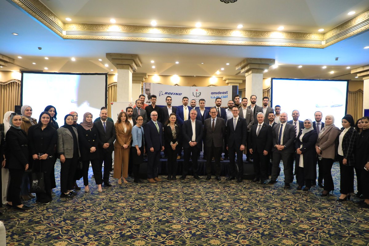 We launched a new program with Amideast/Jordan <a href="/AMIDEASThq/">Amideast</a> and <a href="/MoY_JO/">وزارة الشباب الأردنية - Ministry of Youth</a> to tackle youth unemployment in #Jordan. It will help young Jordanian men and women to master the necessary skills and start their #CareersInAviation.