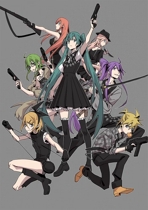 #三億アカウントの中から私を発掘してください タグお便乗失礼します…ボカロ中心にこんな絵描いてます 