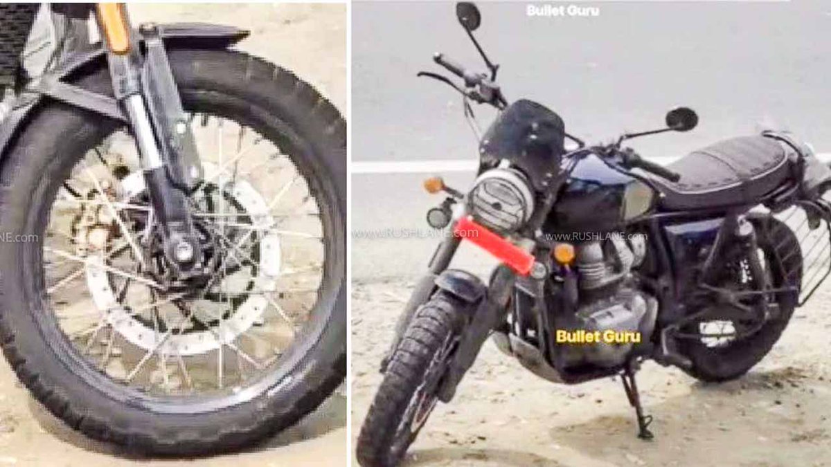 Get ready for the #RoyalEnfield #Scram650 #motorcycle Lean and mean bike - perfect for #streetfun mild #offroading Powerful 648cc #650cc segment #paralleltwin motor, signature #retrodesign Stay tuned for more updates on its release #launch #bikelife 
#Spyshots from #BulletGuru