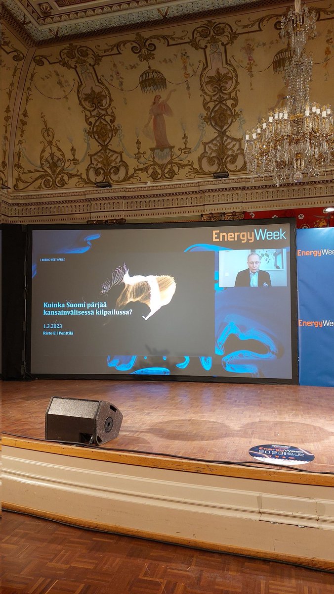 How is Finland coping in the international competition?
This is answered by Risto E. J. Penttilä @ristoejpenttila, Nordic West Office #energyweek #energyvaasa #energytechnology #vaasa