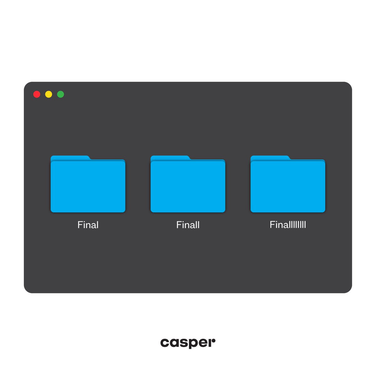 casper_schools's tweet image. วิธีตั้งชื่อไฟล์ที่ดี 🗂️ จะตอนเรียนหรือปั่นงานส่งลูกค้า ไม่ว่าใครก็คงเคยตั้งชื่อไฟล์​ Final, Finalllll, Final (Real) ‼️ กันมาหมดแล้ว แต่รู้ไหมว่าการตั้งชื่อไปส่งๆ แบบนี้จะทำให้เสียหายหลายอย่าง ทั้งหาไฟล์ช้า ไฟล์หาย เผลอลบไฟล์ ส่งงานผิดเวอร์ชั่น ส่งต่องานให้คนอื่นก็เป็นภาระ (1/6)