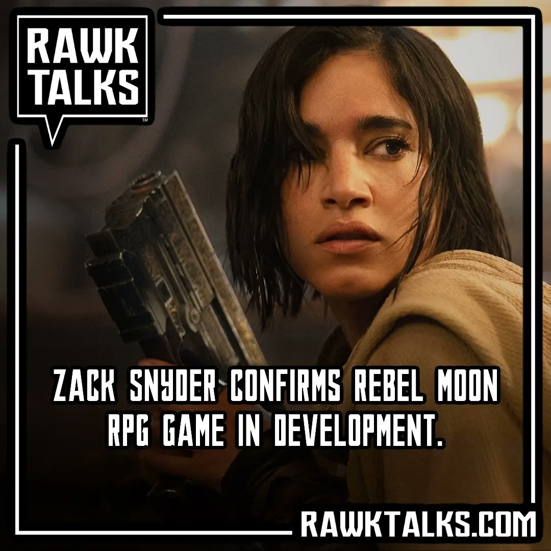 RawkTalks's tweet image. The Zackman let out some pretty big news about a Rebel Moon video game in a recent interview.

#RebelMoon

#SaveDC
#SellZSJLtoNetflix
#SellSnyderVerseToNetflix
#Netflix