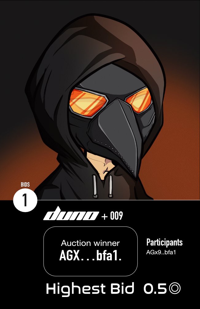 bangid0s's tweet photo. Congrats to Anon for took the W of this 2 pieces!
Kindly to reveal yourself or jump into discord server :D

Thank you everyone who help me to retweet likes and fire me up for my mini series @DUNOnft 

Next auction will back to @altairNFT !👀 https://t.co/yJK6be6AbR