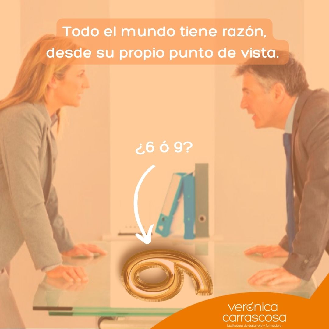 Discusión, conflicto,... con compañeros o colaboradores difíciles.
"¡Fíjate que tengo razón! ¡Estás equivocado!"

¿Cuántas veces piensas así y te encuentras en una situación donde uno dice "A" y el otro "H"?
#percepción #comportamiento #conflicto #comunicación #frase #razón #ego