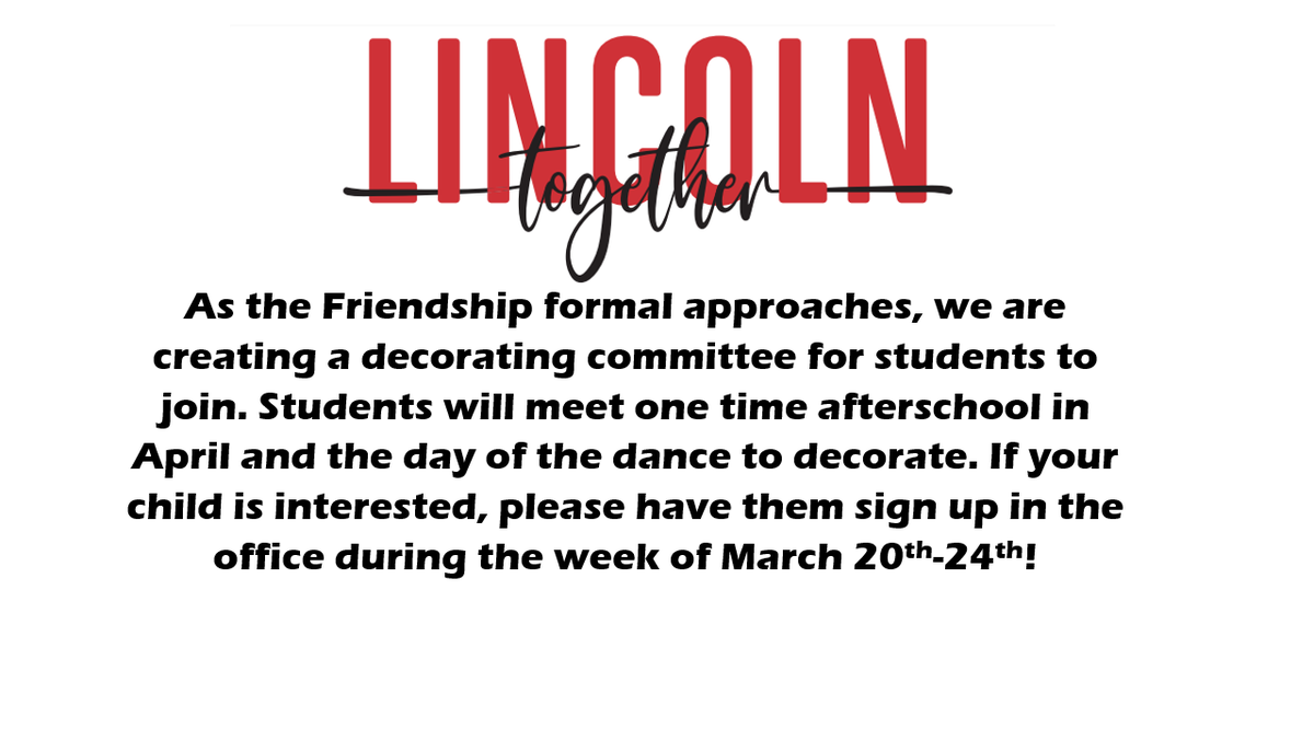 Decorating committee for the Friendship Formal!!!