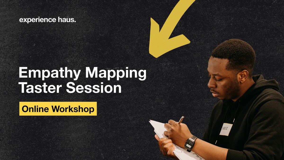 Learn about this widely used visualisation tool and one of the most powerful frameworks in UX design thinking. 

Don't miss out on this chance to add to your skill set!

🕑 Tuesday 21st March, 12:30 pm - 1:30 pm GMT

📍Online

experiencehaus.com/course/2023-03…
