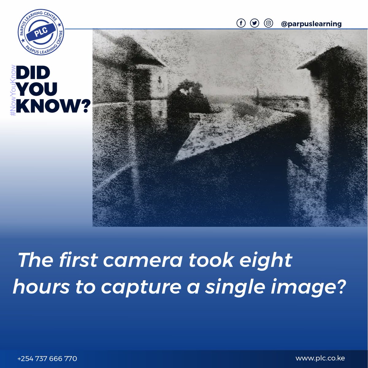 parpuslearning's tweet image. This was due to the materials&apos; limitations and the required exposure time. Fortunately, technological advancements have led to the development of faster and more efficient cameras. 

#ParpusLearning #FunFact #PhotographyHistory #TechEvolution