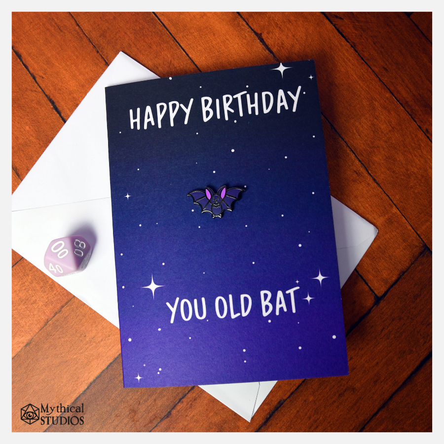 TheMythicalShop's tweet photo. Pin AND a card? Gift combo FTW! #greetingcards #ghosts #EnamelPins #cute #DnD https://t.co/9NOdFLe3WM