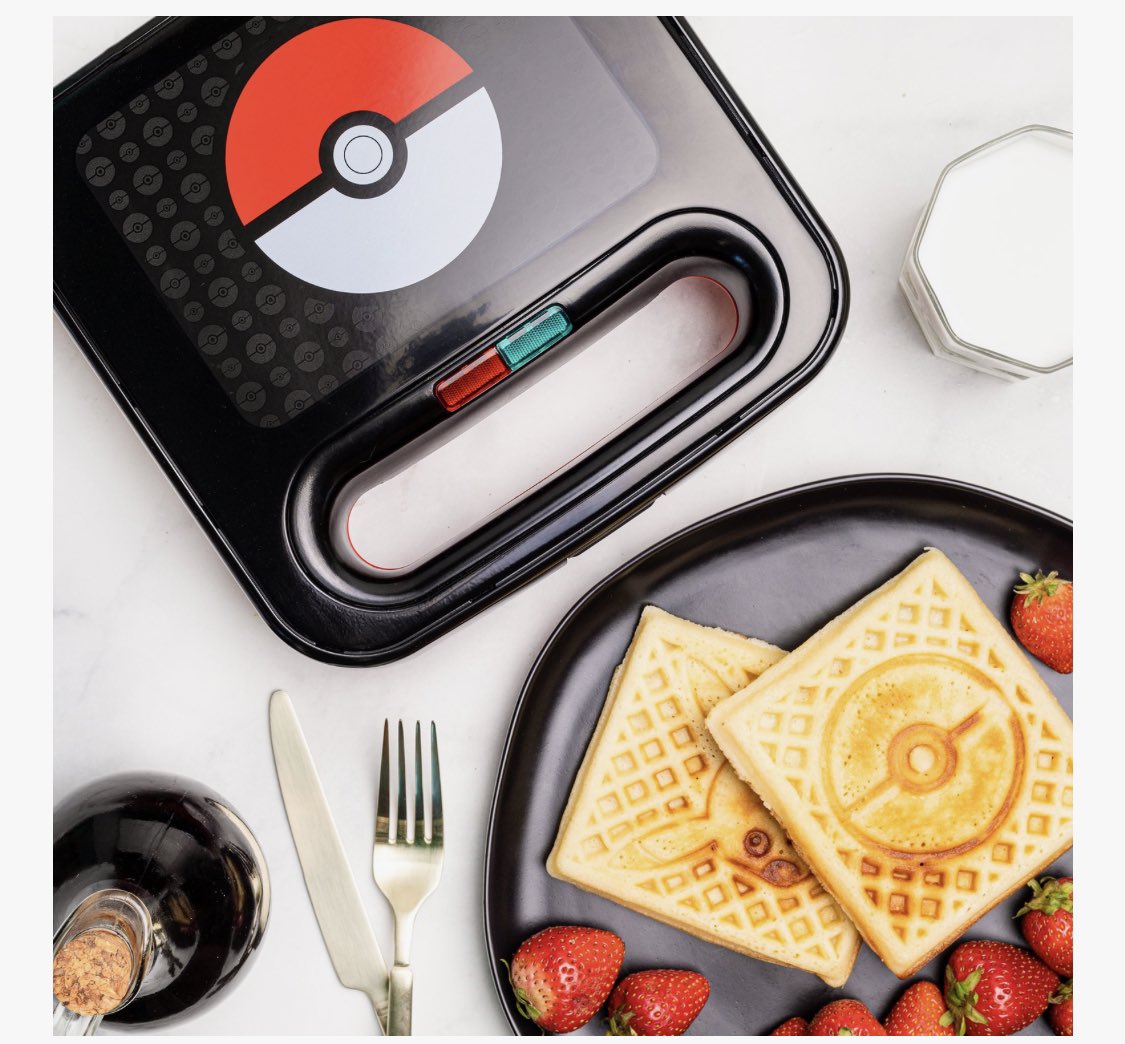 tweetingblonde's tweet photo. Quick! Someone tell me I don’t need a Pokémon waffle maker! https://t.co/oYL127pV7J