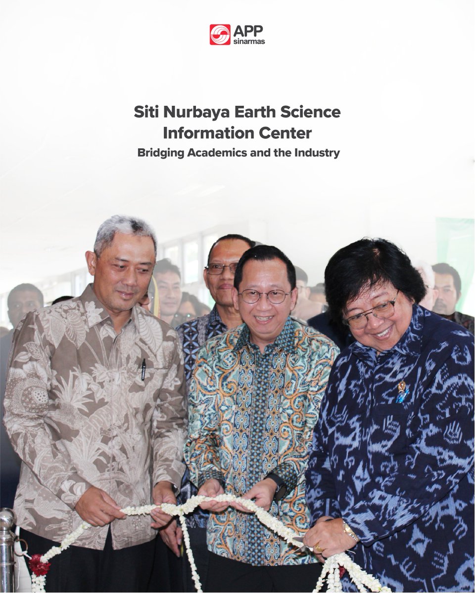 APPGroup_ID's tweet photo. To provide a source of vital information about the earth in Indonesia, the Siti Nurbaya Earth Science Information Center at Gajah Mada University, was inaugurated on 15 March by the Minister of Environment and Forestry, Siti Nurbaya. https://t.co/XdG0WDwiWp