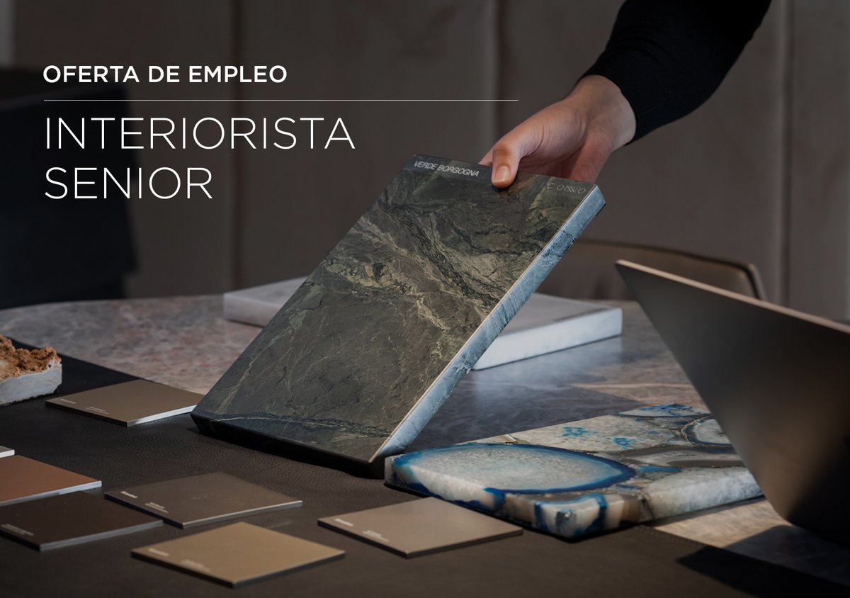 Iconno_Madrid's tweet image. #OfertaEmpleo Buscamos incorporar al equipo un #InterioristaSenior con amplia experiencia (mínimo 5 años) valorando #proyectoscontract y #enfoquecomercial. Si estas interesado/a consulta toda la información -&amp;gt; iconno.es/ofertas-empleo 
#interiordesign #iconnoarquitecturainterior