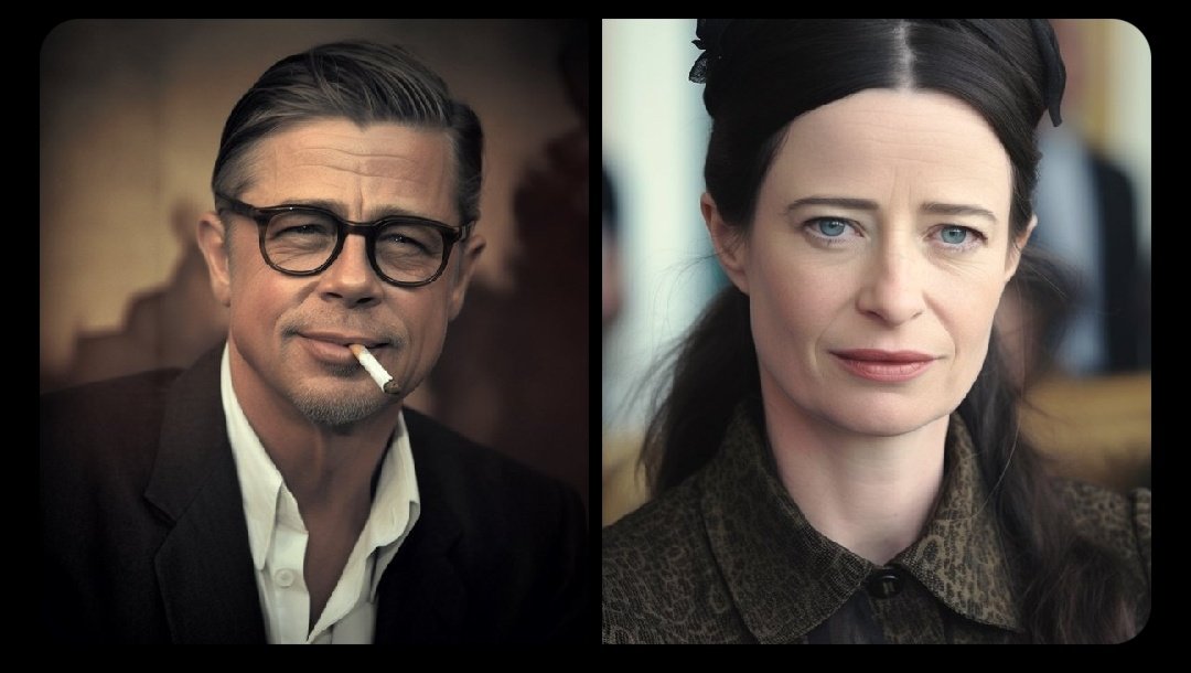 dusunbildergisi's tweet photo. Yeni bir biyografik film geliyor: Brad Pritt Jean Paul Sartre rolünde, Eva Green'in ise Simone Beauvoir rolünde olacak. https://t.co/0ykAtZzw5a