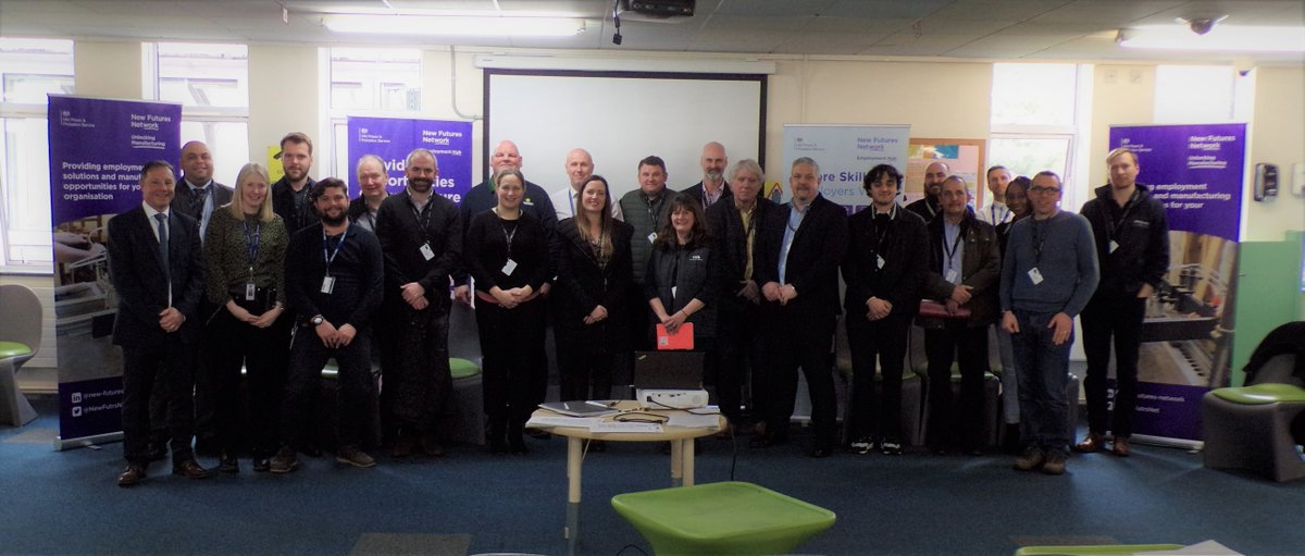 MakeUK_'s tweet photo. We have partnered with @NewFutrsNet to increase opportunities for prison leavers in #UKmfg. @HMPHighDown allowed our members to tour manufacturing workshops, explore outsourcing production into prison industries and develop employment opportunities #unlockingmanufacturing https://t.co/DquJSdpVyJ