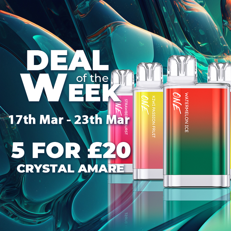 Great news! We have the new SKE Crystal Amare One in 🥳 Get 5 for just £20!

pulse.ly/vjecf4ndcp

Offer ends on 23/3/23 ⏰

AquaVape products may contain nicotine, only suitable for 18+
━━━━━━━━━━━━━━━━
#vapeuk #vapes #skecrystal #vapesale #ske #vapefam #vape