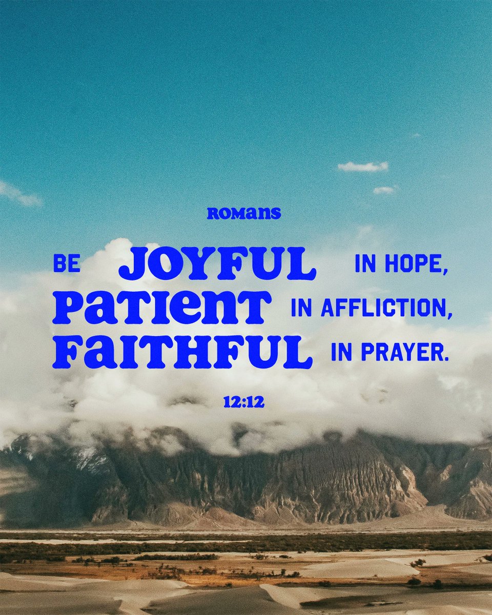 MyMercyHill's tweet photo. Do not be slothful in zeal, be fervent in spirit,g serve the Lord. Rejoice in hope, be patient in tribulation, be constant in prayer. - Romans 12:11-12 https://t.co/Pe12MrQTRi