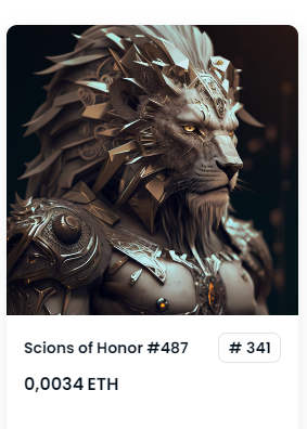 Scions of Honor | Sold Out tweet media