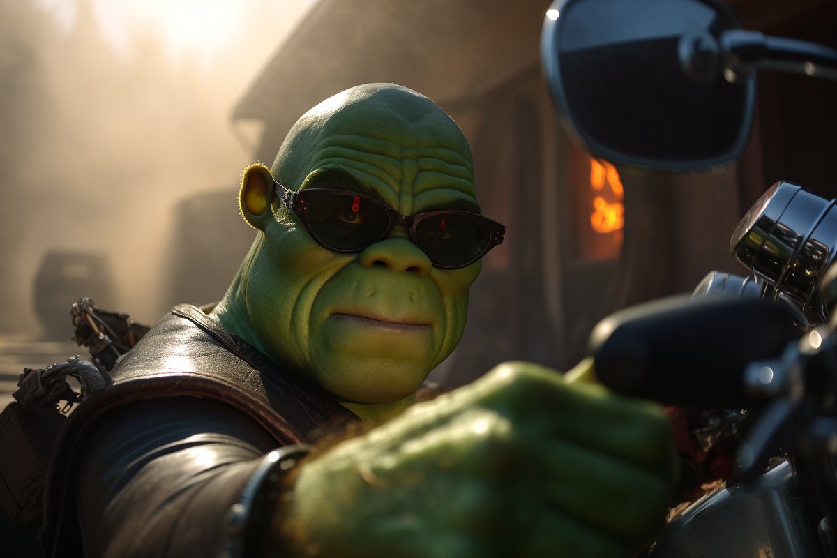 GarryWalker's tweet photo. Shrek 2: Judgement Day

https://t.co/3AW8XhQHpr

#Shrek #Terminator #AI #AIArt #AIArtCommunity #Midjourney #Midjourneyv5 #Funny https://t.co/NczQJMs0Nb