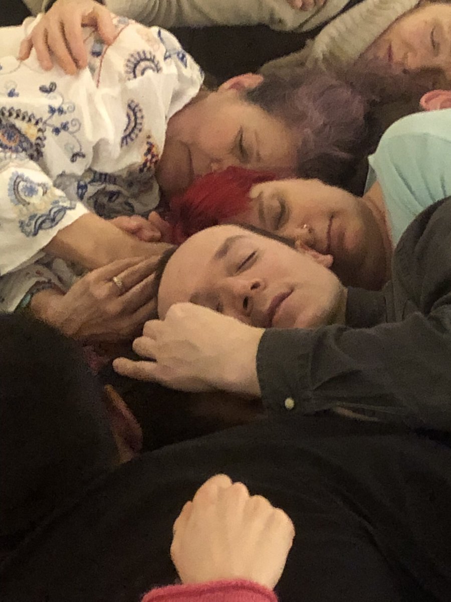 StellaWithLove's tweet photo. Proudly hosted 3 blissful events of THIS in Central London, in February snd March. I’m taking a stance for humanity, and our need for face-to-face community and consensual touch. #humanity #humanrights #skinhunger #facetoface #nomasks #inperson #consent #touch #cuddleparty https://t.co/CCJiQQjQMF