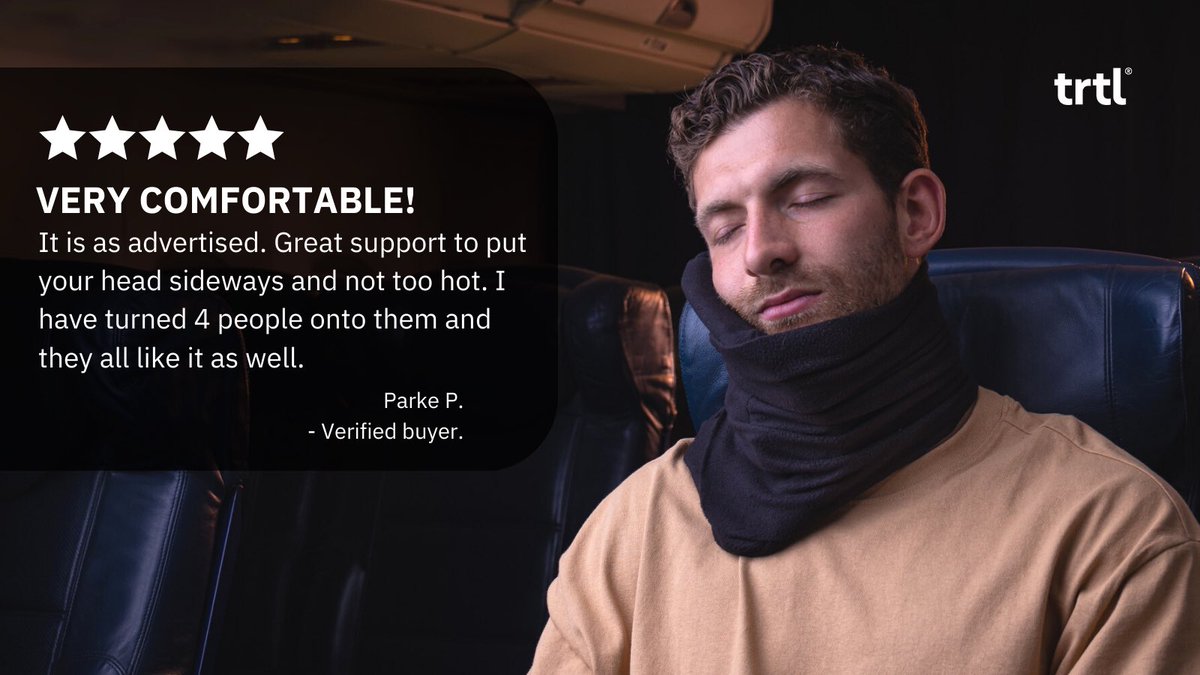 Our Trtl Pillow Original is guaranteed to provide you with lots of rest and comfort during your travels. The best memories start with a better flight ✈️

#trtl #trtltravel #travelessentials