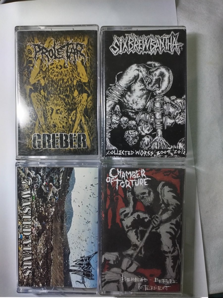 mkazizi's tweet photo. Webstore updated
Purchase here :
#proletar #greber #sixbrewbantha #bestialvomit #chamberoftorture https://t.co/LBWv0AUicw
