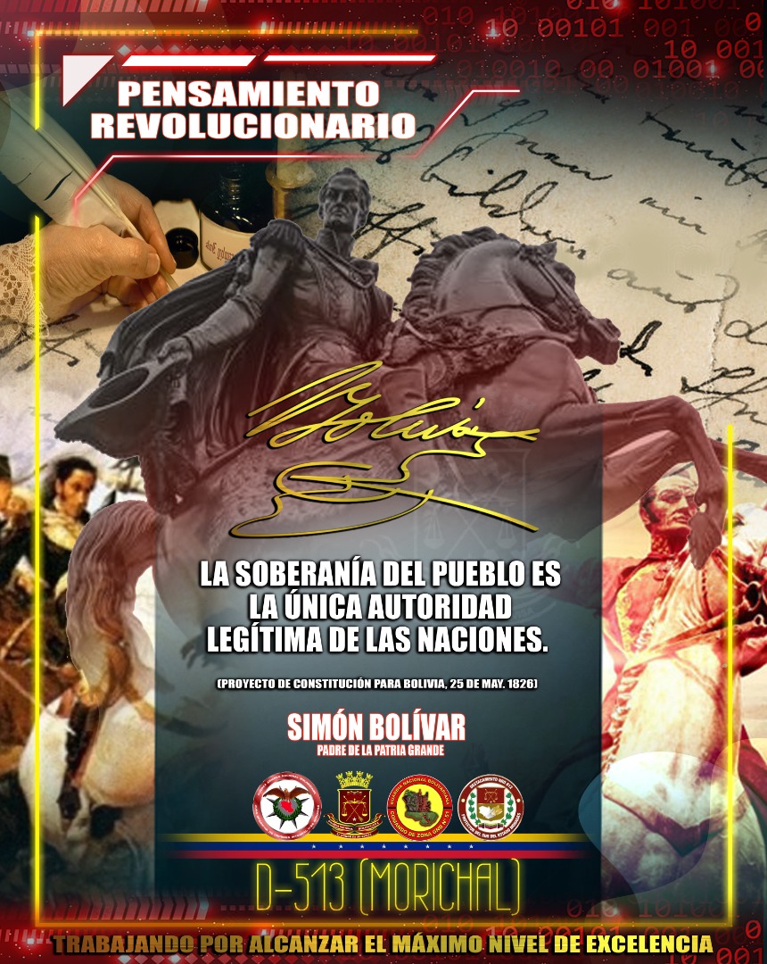 #20Mar Feliz y bendecida semana para todos los Venezolanos 🇻🇪
Iniciamos este día con un pensamiento Revolucionario.