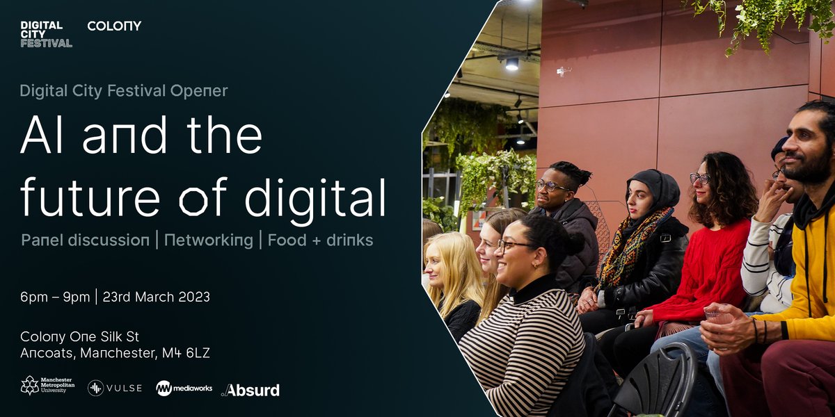 COLONY (@colonycowork) on Twitter photo We are so excited to be hosting our first <a href="/DigitalCityFest/">Digital City Festival</a> event later this week! Tickets have sold out but you can join the wait list for any that become available.
eventbrite.co.uk/e/digital-city… We are so excited to be hosting our first <a href="/DigitalCityFest/">Digital City Festival</a> event later this week! Tickets have sold out but you can join the wait list for any that become available.
eventbrite.co.uk/e/digital-city…