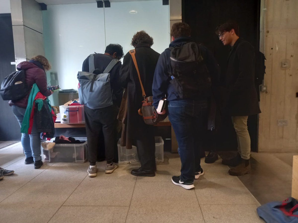 tcdlibrary's tweet photo. And we're off!! ♻️🎉
The Library is celebrating #TrinityGreenWeek and its 21st year of sustainability activism with a Recycle/Reclaim event.
We did a spring clean of lost property and excess stationery and decided to put good quality, left-behind items back into action! https://t.co/OfwgR2Y26D