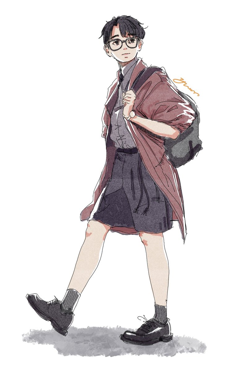 Yueer_drawing's tweet image. #twosetviolin 小杨学长☺️