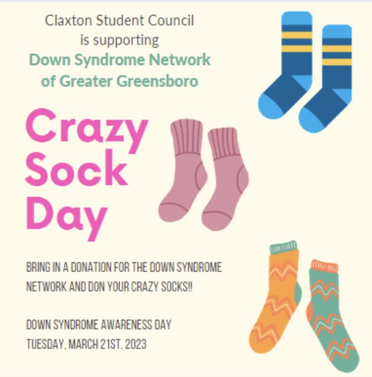 Mark your calendars and wear your crazy socks on Tuesday!