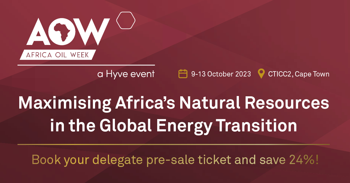 africaoilweek's tweet photo. Want to drive sustainable investments in the African Upstream?
At #AOW23, we'll discuss Africa's oil and gas sector's future in light of energy poverty and net zero goals.
Book before the end of March to save 24% https://t.co/ydP7C5bhvN.
#EnergyTransition #Geoservices https://t.co/Q6IzZYEN1C