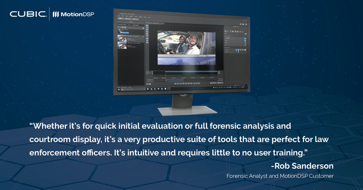 Download our customer case study featuring forensic analyst and customer Rob Sanderson and join us on WEDNESDAY March 22 at 11am PST for a Law Enforcement Tech Roundtable with other industry experts. hubs.ly/Q01Hv-hQ0 #lawenforcement #videoredaction #videoenhancement