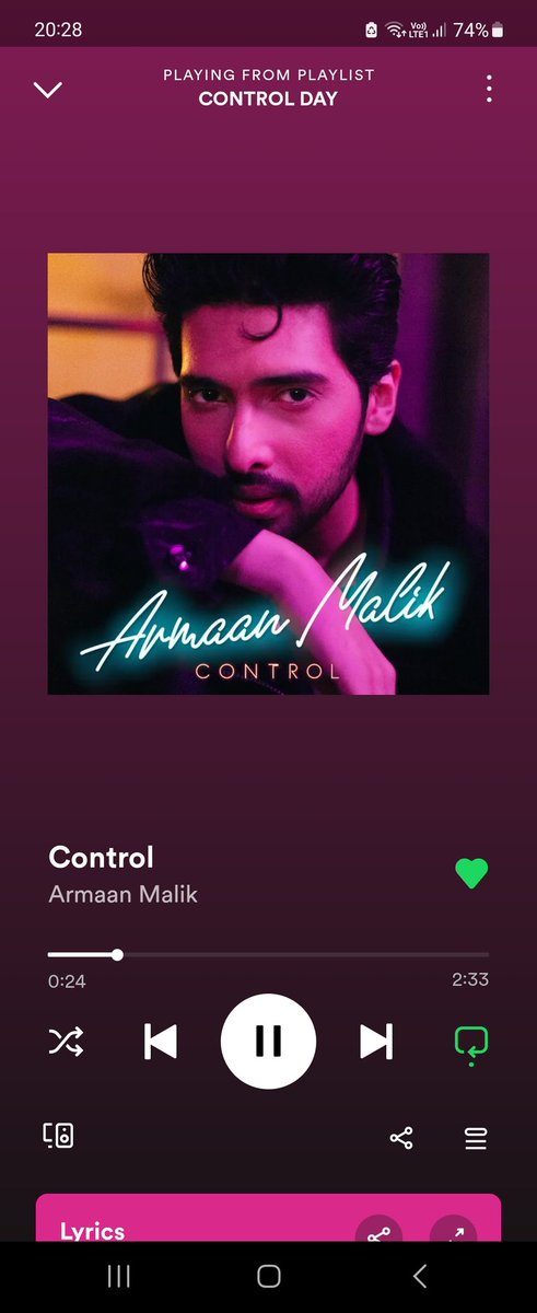NikitaS47984827's tweet photo. Keep streAMing too 💜 

CONTROL DAY 
#3YearsOfControl 
3 YEARS OF CONTROL 
@ArmaanMalik22 #ArmaanMalik https://t.co/KWzAJ2XEmv