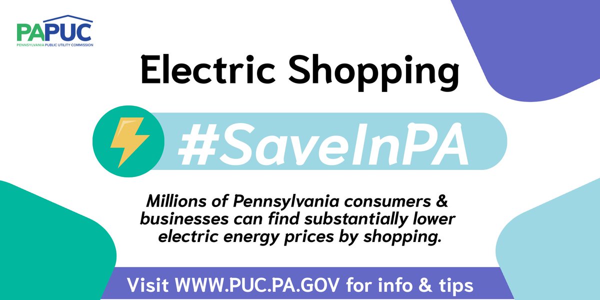 PA_PUC's tweet photo. Spring is here - and millions of Pennsylvania consumers could #SaveInPA by exploring #electric shopping  options.  Visit the PUC website to learn more: https://t.co/Y4hE48T5CW https://t.co/H5M04GKGrg