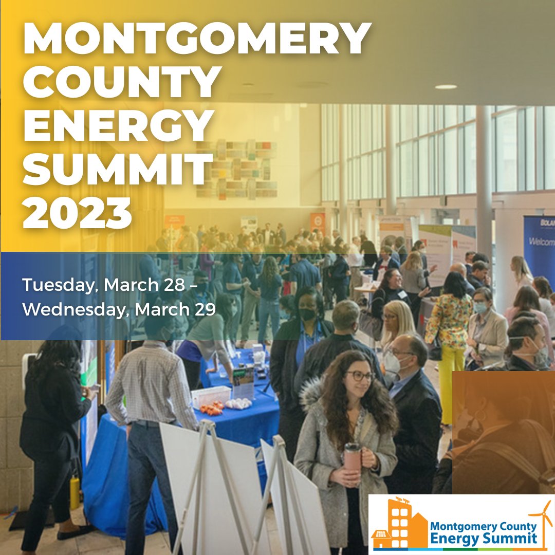 MCGreenBank's tweet photo. Sign up today for the 2023 #MontgomeryCountyMD Energy Summit for 2 days of education, case studies, and support on building energy requirements and opportunities w/@MyGreenMC.
Join The Green Bank March 28-29 for this exciting event #PowerUpMC https://t.co/UlqIvnDs0I https://t.co/sAk9zh9uk2