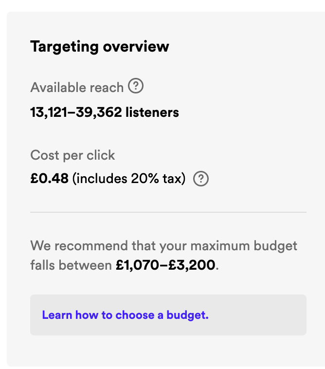 lol spotify why tf would i pay you 1-3 THOUSAND POUNDS to get people to listen to my music when my payback for your expected reach isn't even 1% of that. mugs.