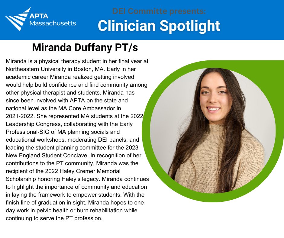 Celebrating student leaders during Women's History Month. Miranda has been an excellent leader and role model throughout her educational career. ⭐