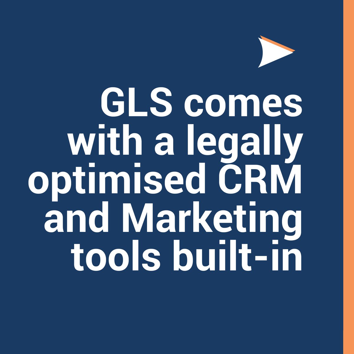 goodlawsoftware's tweet photo. GLS allows you to build, run and manage automated email campaigns. Keep your clients close with GLS: one software, unlimited potential! 

Get in touch with us: https://t.co/KkJQI9Jr2P

#GLS #Legaltech #LegalTechnology #Lawtech #lawtechnology #lawsoftware #legalsoftware https://t.co/9HF2KBUuGW