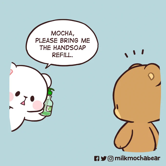 Oh please 😑
---
Feel free to mention someone like Mocha~! 🤭
#milkmochabear
#milkandmocha 