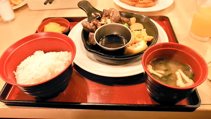 人の金で食う肉 と ごぼうの唐揚げ はうまい(Nishiokaさんごちそうさまでした)#アキネコ飯 