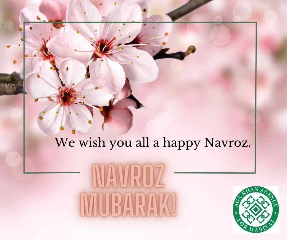 “On the occasion of Parsian New Year- 21 March 2023, wishing you a glorious, beautiful and cheerful year ahead”.

Navroz Mubarak!

#persiannewyear
#NavrozMubarak
#navrozgreetings
#AKDN