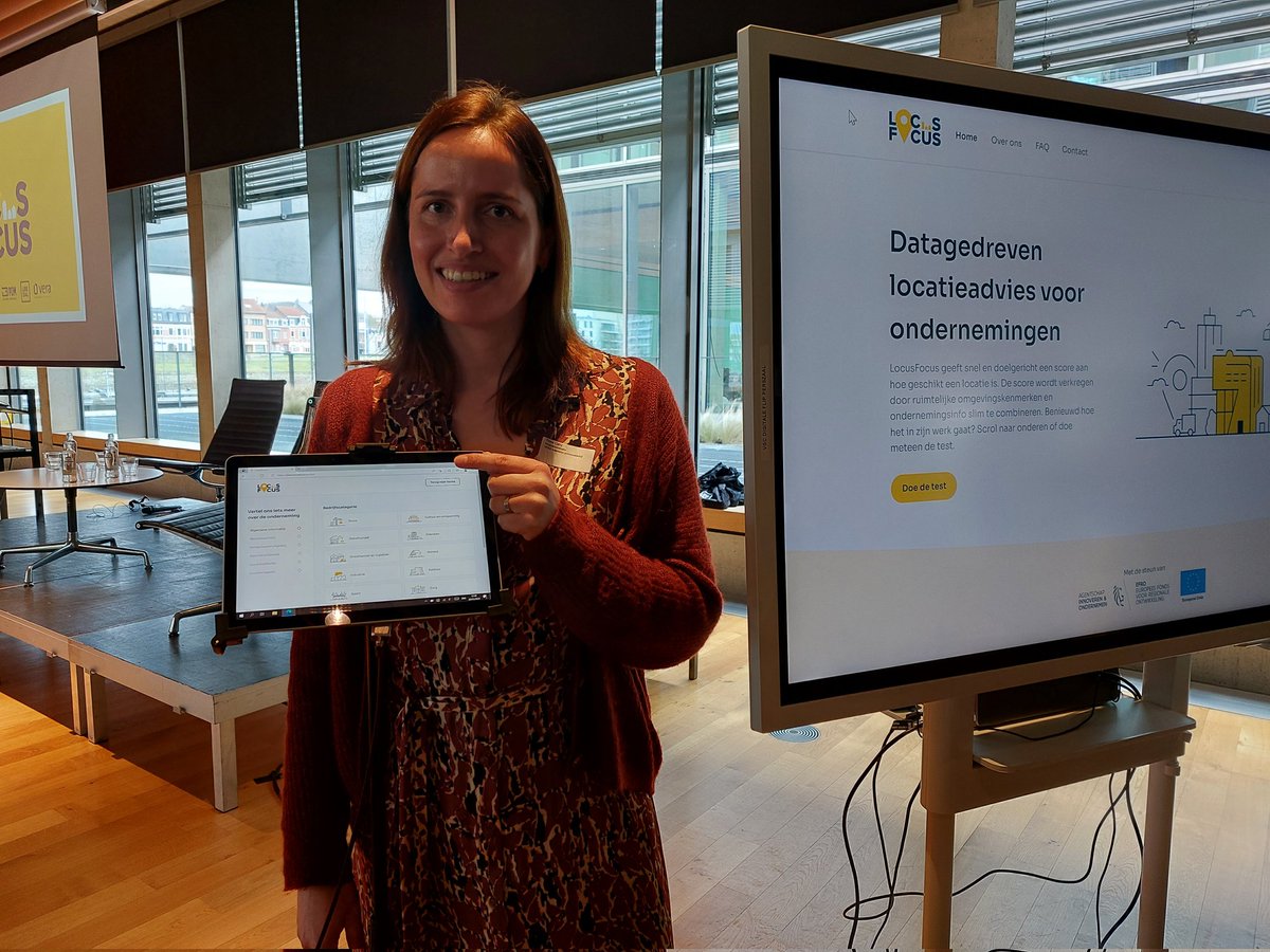 VERA_eGov's tweet photo. Vandaag stellen we de nieuwe tool LocusFocus voor in het Provinciehuis te Leuven 😀 Zien we jullie daar?
Dank aan @VLAIO_be en #EFRO voor de ondersteuning!
#data #LocusFocus #SlimEnSmart #POMVlaamsBrabant #Leiedal https://t.co/hAwGMvSd8C