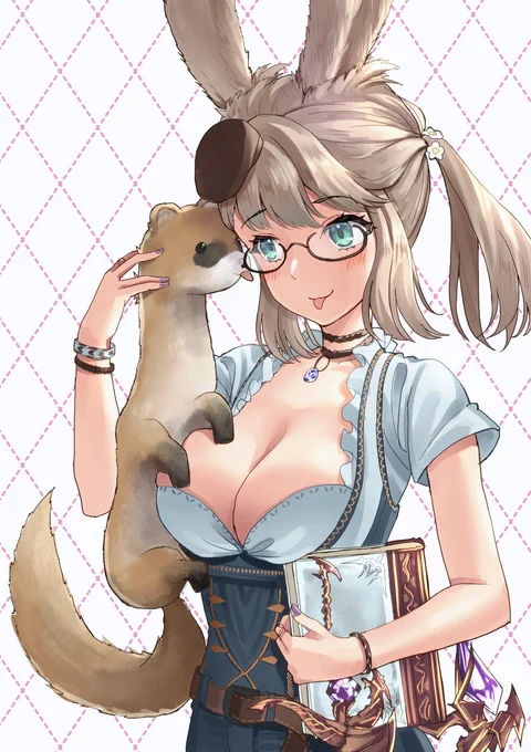 ヴィエラ描いた#FF14 