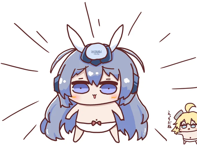 こういうのが好きなんでしょ? #アズールレーン #ニュージャージー(アズールレーン) #オクラホマ(アズールレーン)  