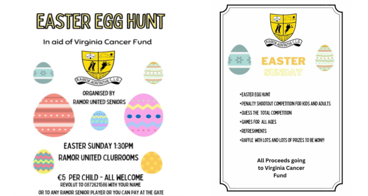 VirginiaPages's tweet photo. Easter Egg Hunt - Local Event By Ramor United GFC https://t.co/nEtFXI8Phe https://t.co/B4lAdrCUWG