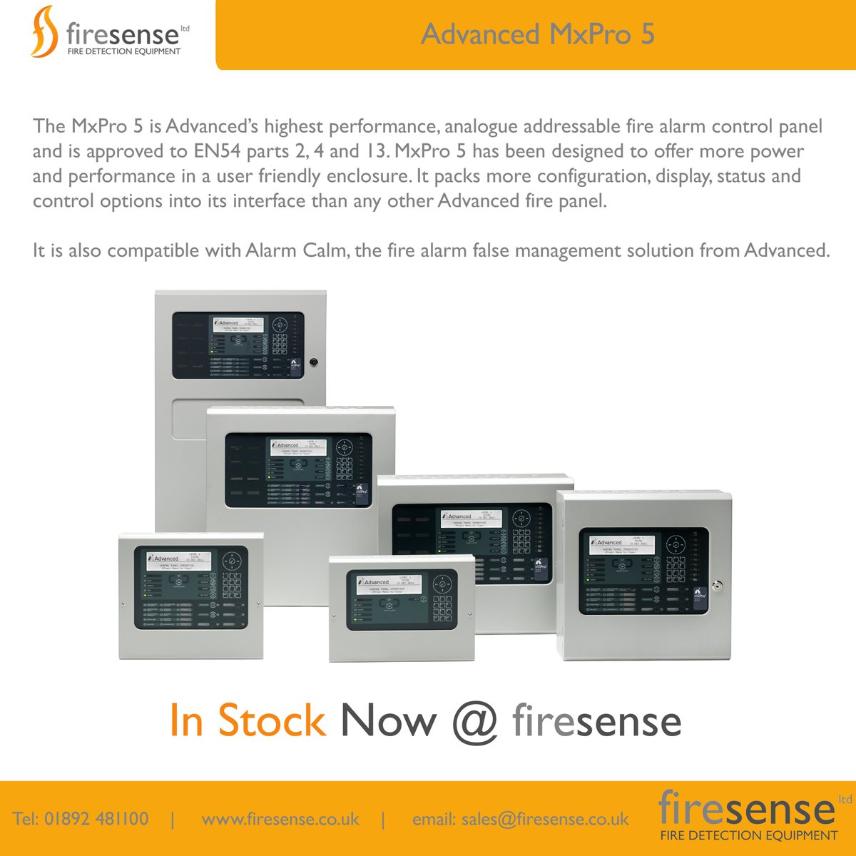 Firesenseltd's tweet photo. The MxPro 5 is @advancedlive 's highest performance analogue addressable fire alarm control panel.

Contact your Account Manager today to find out how
the MxPro 5 can be utilised in your fire alarm system.

#fire #firepanel #nowinstock #advanced https://t.co/DAp0azqgEP