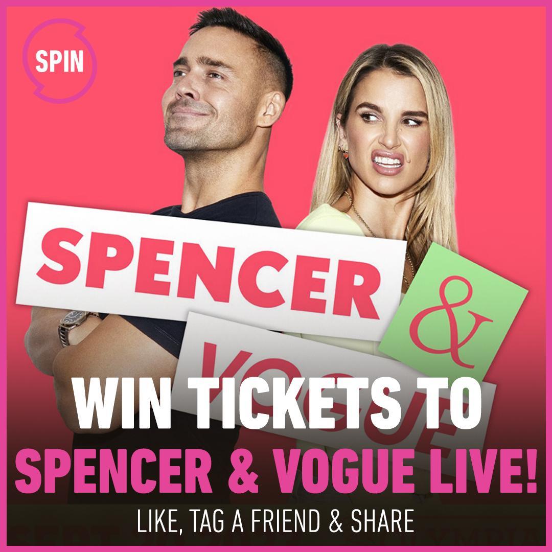 SPINSouthWest's tweet photo. 🚨COMPETITION TIME 🚨

#SpencerAndVogue are bringing their hit podcast live to Dublin's 3Olympia on 30th September 2023 and SPIN have a pair of tickets to giveaway!

To win, simply:
💚LIKE this post,
💚TAG the mate you’d bring, &amp;
💚RETWEET

 T&amp;Cs at https://t.co/vyy6yhfgZG https://t.co/LFW1SzWSYv