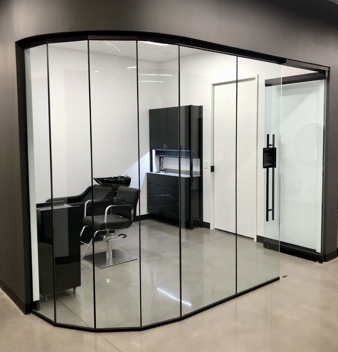 lionworksdesign's tweet photo. Recent #millwork #installation in Cranberry Township, PA. This is 17 suite style salon studios. #salon #salonequipment #millwork #millworkinstallation #salondesign #salondecor #interiordesign #cabinets #cabinetinstallation #NJ #lionworks #lionworksdesigns https://t.co/snW8QpjLcj